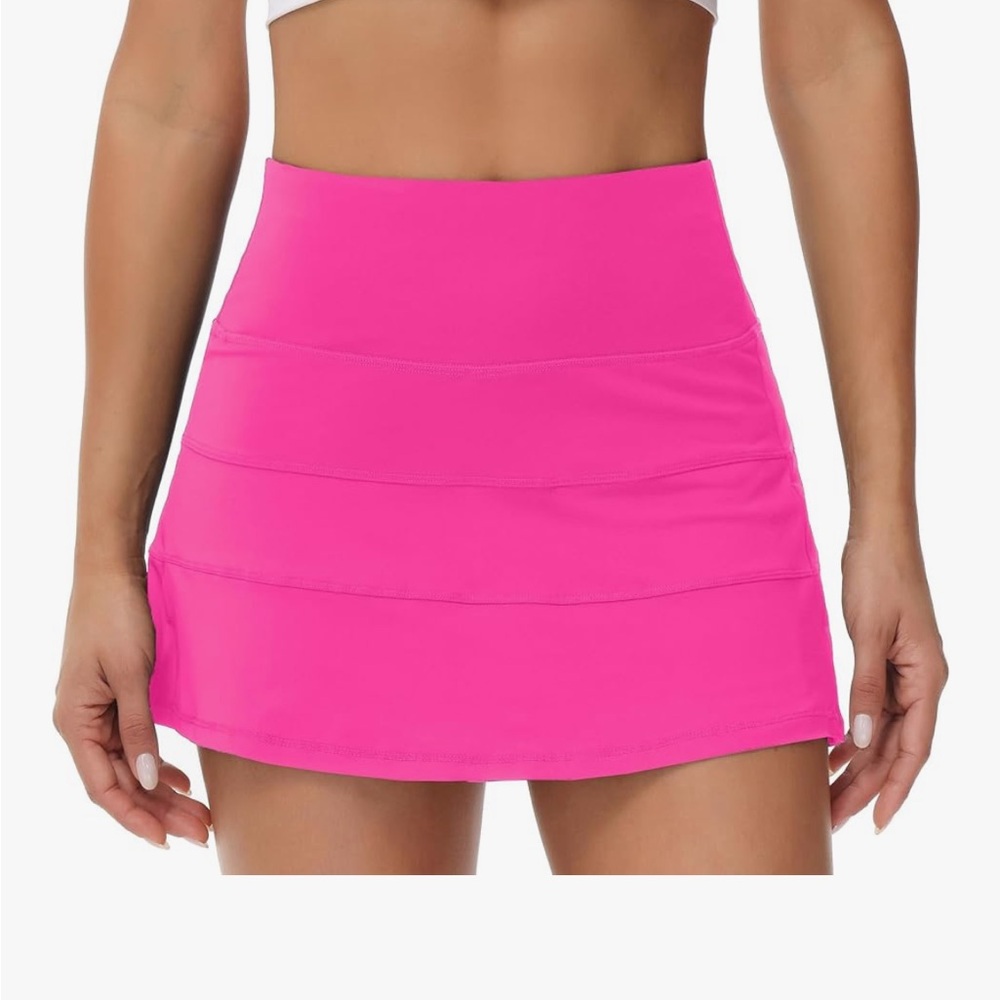 Lululemon Athletica Bright Pink Mini Skirt